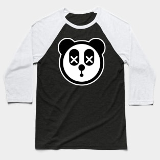 Dead-tired Panda Sticker Baseball T-Shirt